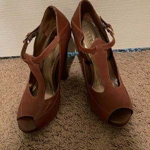 BCBG Leather Heels